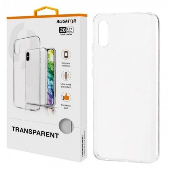 Obal / kryt na Xiaomi Redmi 9A průhledný - Aligátor