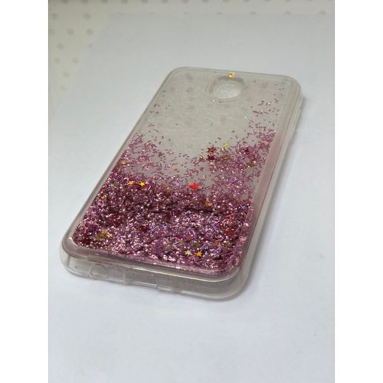 Obal / kryt na Samsung Galaxy J7 2017 růžový se třipkami - SAND Case