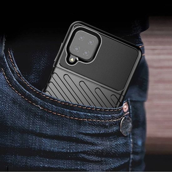 Obal / kryt pre Samsung Galaxy A22 LTE ( 4G ) čierny - Forcell THUNDER