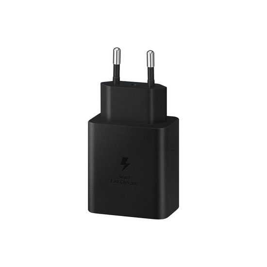 Originál Samsung 45W Cestovní nabíječka + USB-C Datový Kabel černá