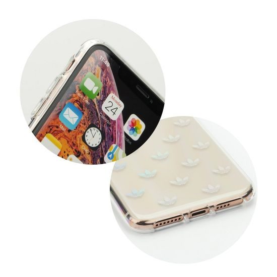 Obal / kryt na Apple iPhone XS Max průhledný - ADIDAS Originals Snap