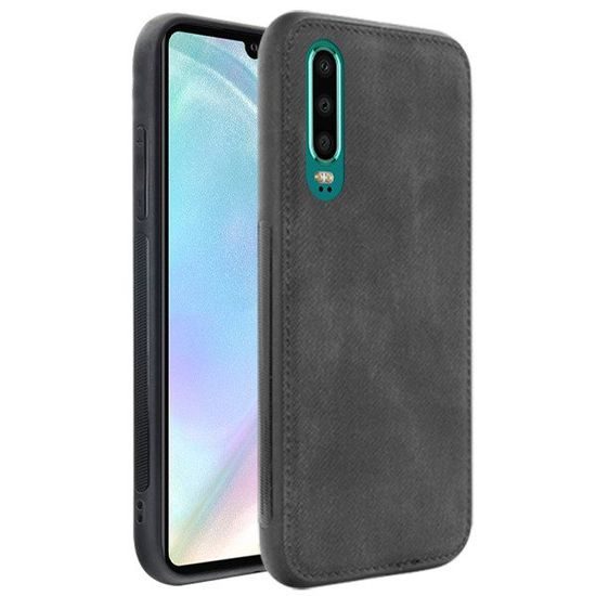 Obal / kryt pre Huawei P30 čierny - FORCELL Denim