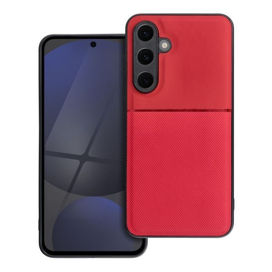 Obal / kryt na Samsung Galaxy S24 červený - NOBLE