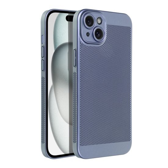 Obal / kryt na Apple iPhone 15 Plus modré - BREEZY Case