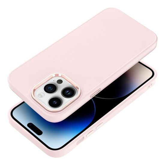 Obal / kryt na Apple iPhone 14 Pro Max ružové - FRAME