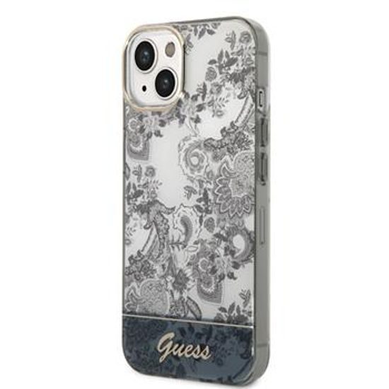 Obal / kryt na Apple iPhone 14 Plus - Guess PC/TPU Toile De Jouy