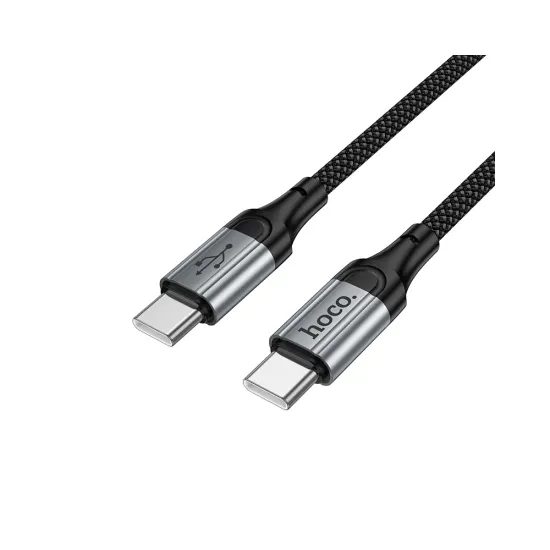 Rychlonabíjecí datový kabel USB C / C PD 3A 1,5 m černý - HOCO