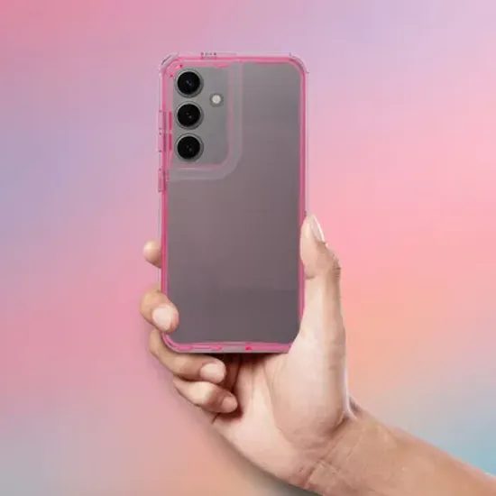 Obal / kryt na Xiaomi Redmi 15C růžový - Matrix Clear