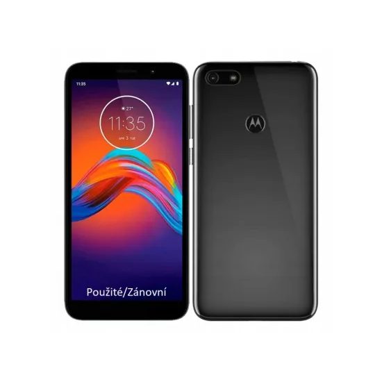 Motorola E6 Play 2GB/32GB šedý - použitý (A)