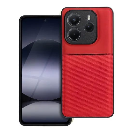Obal / kryt na Xiaomi Redmi Note 14 5G červený - NOBLE Case