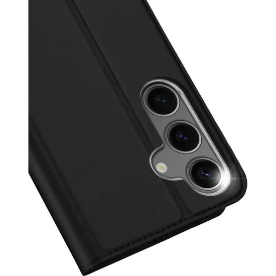 Pouzdro / obal na Samsung Galaxy S25 Plus černé - knížkové DUX DUCIS