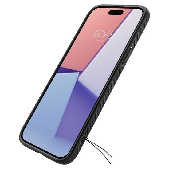 Obal / kryt na Apple iPhone 15 čierne - SPIGEN Liquid Air