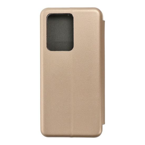Pouzdro / obal na Samsung Galaxy S20 Ultra zlatý - knížkové Forcell Elegance