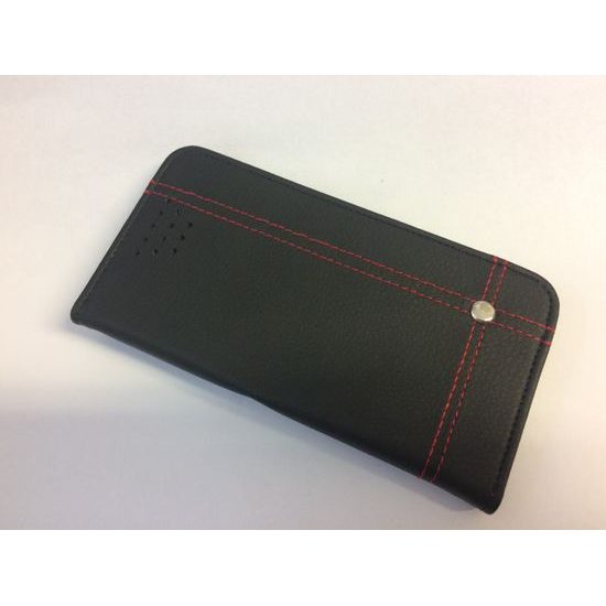 Puzdro / obal univerzálne (4,7-5,3") čierny - kniha PRESTIGE