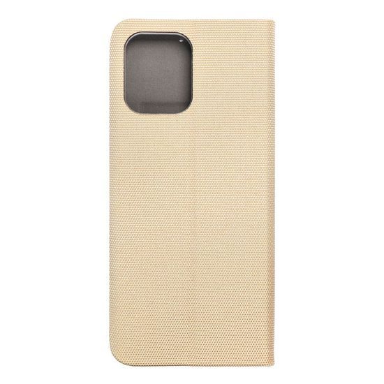 Pouzdro / obal na Xiaomi Redmi 12 4G / 12 5G zlaté - knížkové SENSITIVE