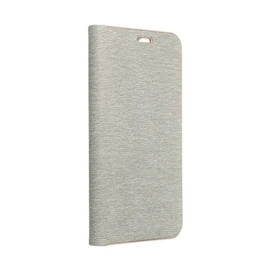 Pouzdro / obal na Samsung Galaxy A27 stříbrné - knížkové Luna Book