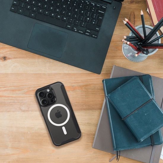 Pouzdro / obal na Apple iPhone 13 Pro Max MagSafe černý knížkový - Smart Mag