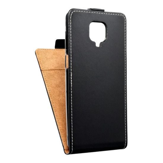 Puzdro / obal na Xiaomi Redmi Note 9s čierne flip - Forcell Flip Case Slim Flexi Fresh