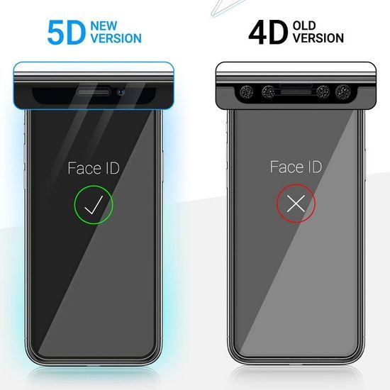 Tvrzené / ochranné sklo Xiaomi Redmi 9T černé - 5D Full Glue Roar Glass