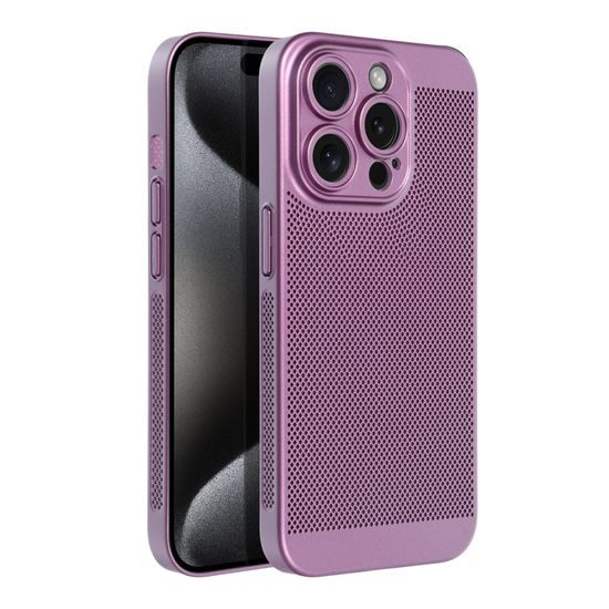Obal / kryt na Apple iPhone 15 Pro fialové - BREEZY Case