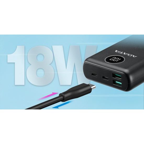 Power banka 20 000 mAh čierna