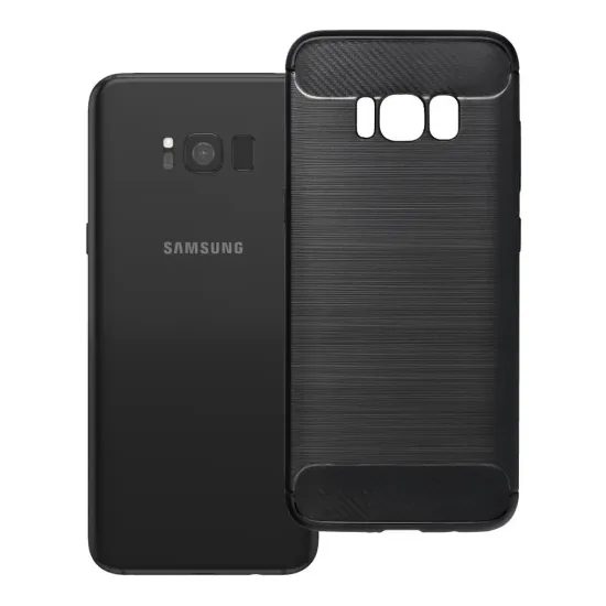 Obal / kryt na Samsung Galaxy S8 černý - Carbon