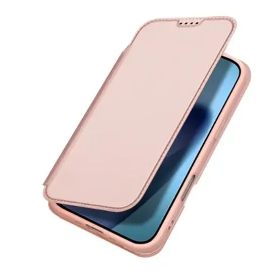 Pouzdro / obal na Apple iPhone 17 Air růžové - knížkové DUX DUCIS