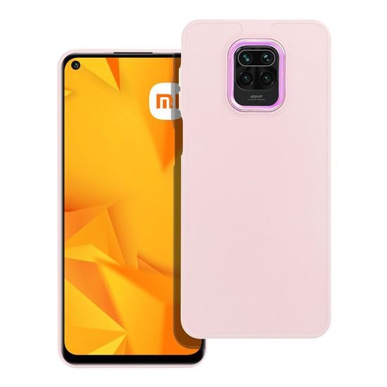 Obal / kryt na Xiaomi Redmi Note 9S / 9 Pro růžový - Frame Case