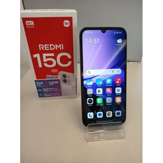 Xiaomi Redmi 15C 5G 4+4/128GB černý - použitý (A)