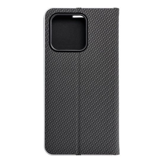 Puzdro / obal na Xiaomi 13 čierne - book LUNA Book Carbon
