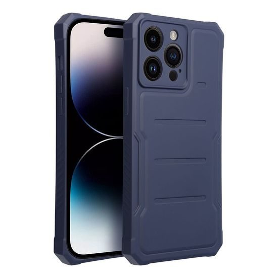 Obal / kryt na Apple iPhone 14 PRO MAX modré - Heavy Duty
