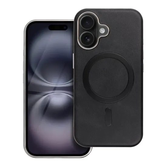 Obal / kryt na Apple iPhone 15 černý - Gentleman Magsafe