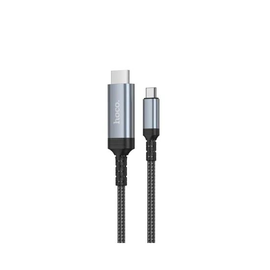 Kabel USB-C/HDMI 4K 30 Hz, 1,8 m, UA43, šedý - Hoco