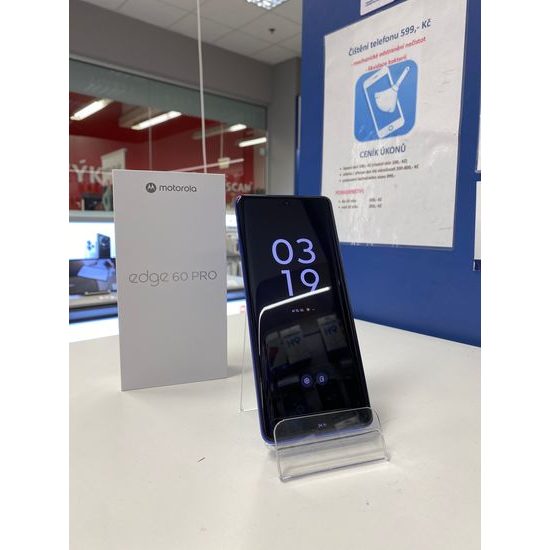 Motorola Edge 60 Pro 12GB / 512GB modrý - použitý (ZÁNOVNÍ)