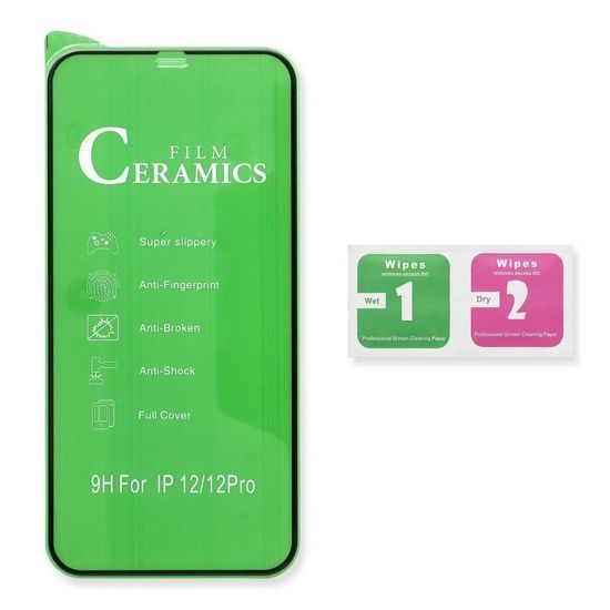 Tvrzené / Ochranné sklo na Samsung Galaxy A22 Černé - 5D Plné lepení Ceramic