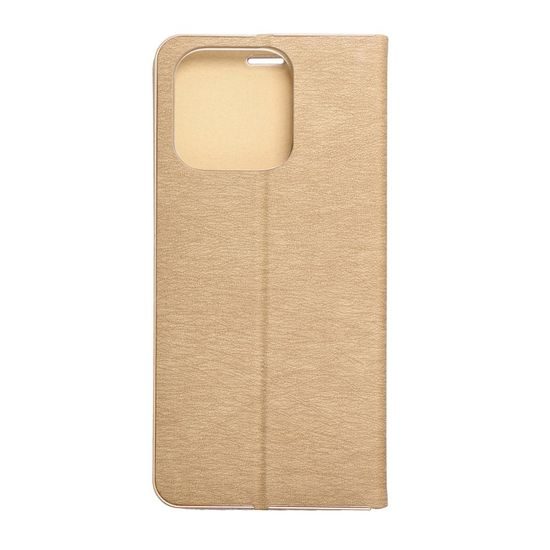 Puzdro / obal na Xiaomi Redmi 12C zlatý - kniha LUNA
