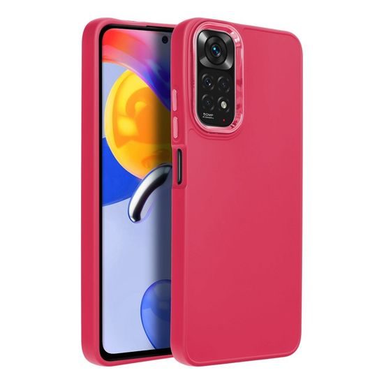 Obal / kryt na Xiaomi Redmi NOTE 11 / 11S tmavě růžový - FRAME