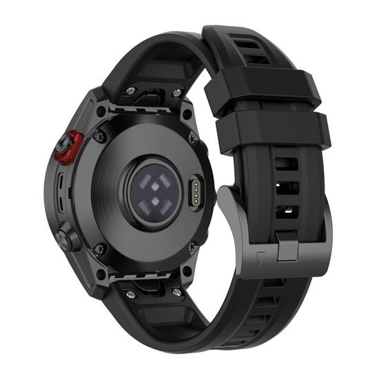 Silikonový řemínek na Garmin FENIX 3 / 3HR / 5X / 6X / 6X PRO / 7X / 7X PRO černý