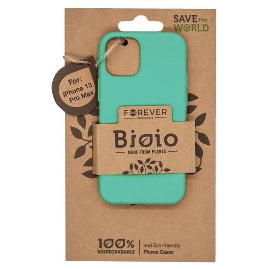 Obal / kryt na Apple iPhone 13 Pro Max, zelený Forever Bioio