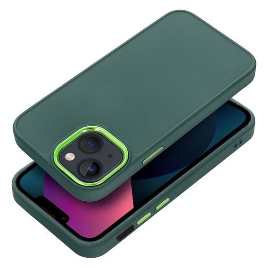 Obal / kryt na Apple iPhone 13 MINI zelený - FRAME