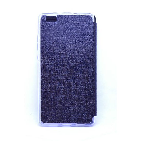 Puzdro / obal pre Huawei P8 Lite čierny s okienkom - kniha