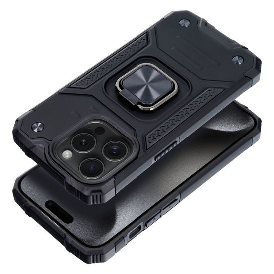 Obal / kryt na Apple iPhone 15 PRO černý - Nitro