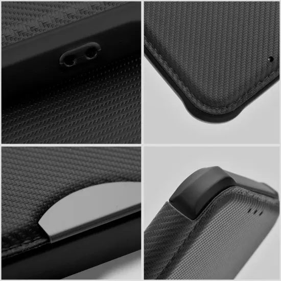 Pouzdro / obal na Apple iPhone 16e (SE 4 2025) / 17e černé - knížkové RAZOR Book
