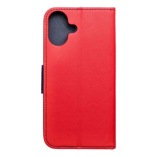 Pouzdro / obal na Apple iPhone 16 Plus červené - knížkové Fancy