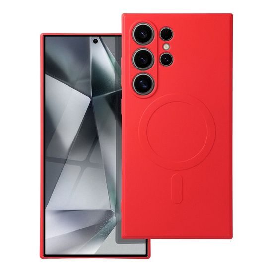Obal / kryt na Samsung Galaxy S24 ULTRA červený - MagCover