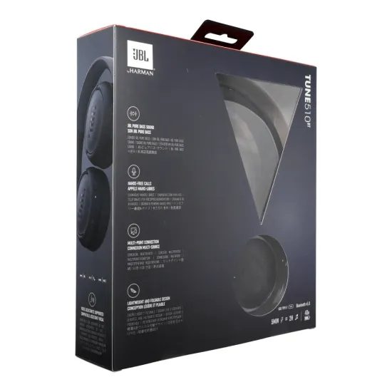 Bezdrátová sluchátka JBL Tune 510BT - černá