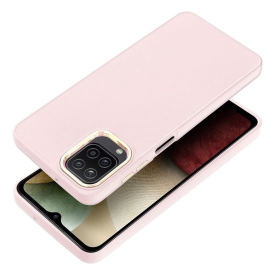 Obal / kryt na Samsung Galaxy A12 / M12 růžový - Frame Case