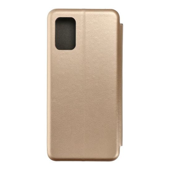 Pouzdro / obal na Samsung Galaxy A02s zlaté - knížkové Book Forcell Elegance