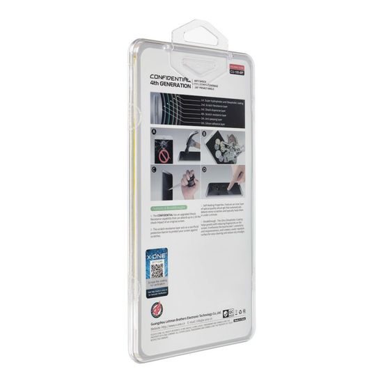 Tvrdené / ochranné sklo Apple iPhone 14 Pro Max - X-ONE Extreme Shock Eliminator 4. gen. Privacy