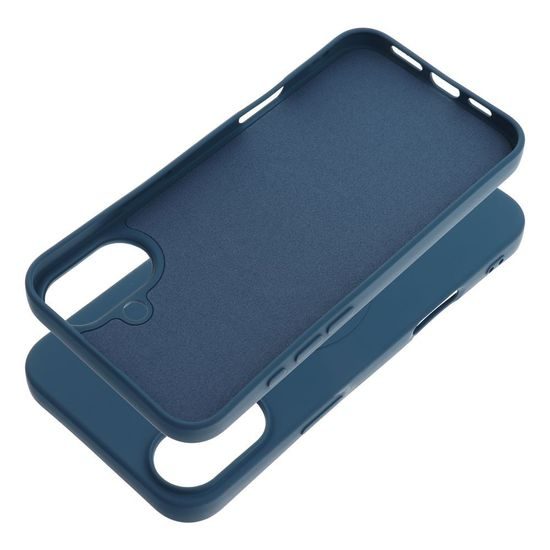 Obal / kryt na Apple iPhone 16 Plus modrý - SILICONE MAG COVER